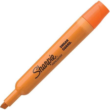 Accent Highlighter, Chisel Point, Fluorescent Orange 12PK